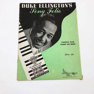 Duke Ellington's Song Folio Songbook Words & Music Sheet 1940s Jazz Piano Lyrics